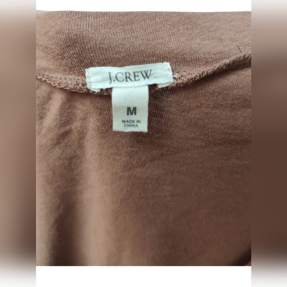 J Crew Dusty Rose Cotton Cardigan, M - Picture 2 of 3